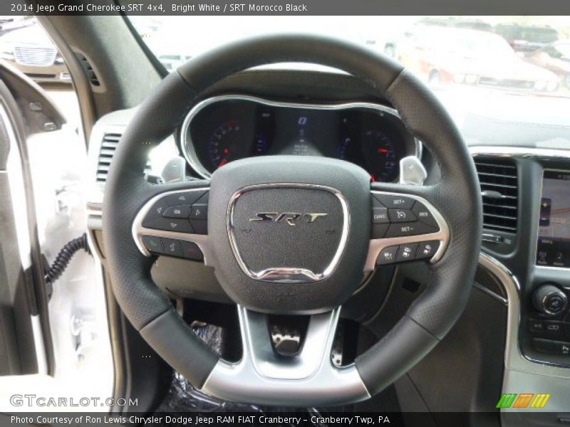 Bright White / SRT Morocco Black 2014 Jeep Grand Cherokee SRT 4x4