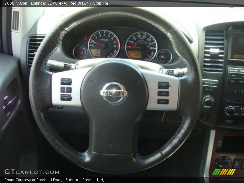 Red Brawn / Graphite 2008 Nissan Pathfinder LE V8 4x4