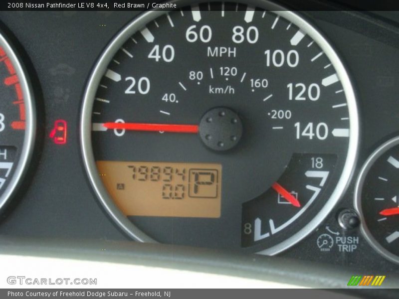 Red Brawn / Graphite 2008 Nissan Pathfinder LE V8 4x4