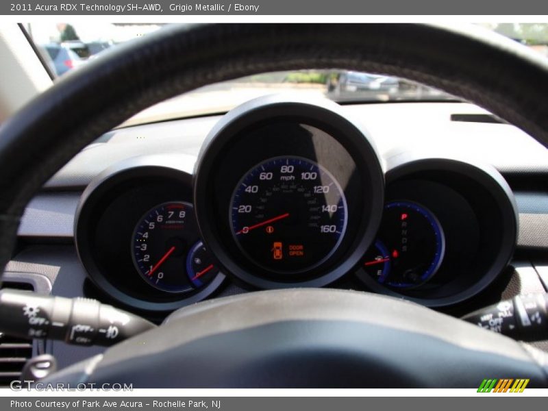 Grigio Metallic / Ebony 2011 Acura RDX Technology SH-AWD
