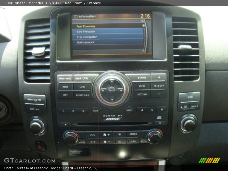 Red Brawn / Graphite 2008 Nissan Pathfinder LE V8 4x4