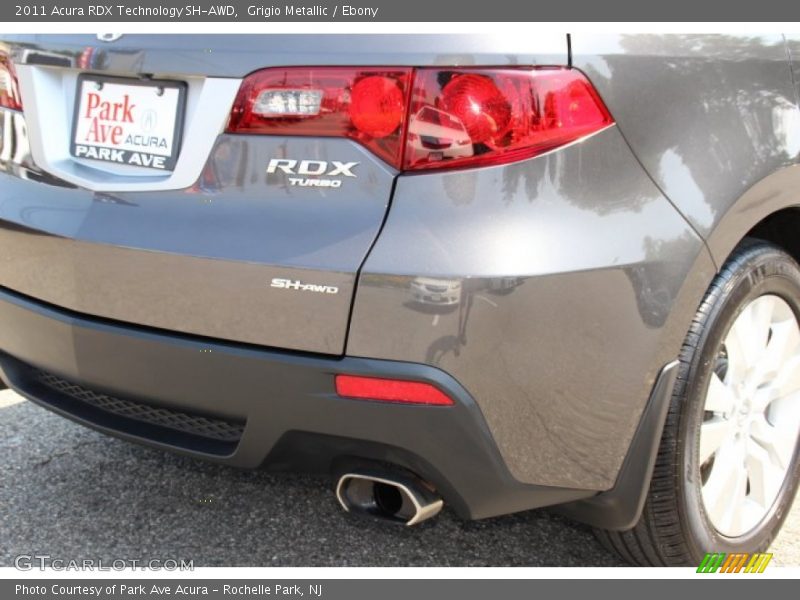 Grigio Metallic / Ebony 2011 Acura RDX Technology SH-AWD
