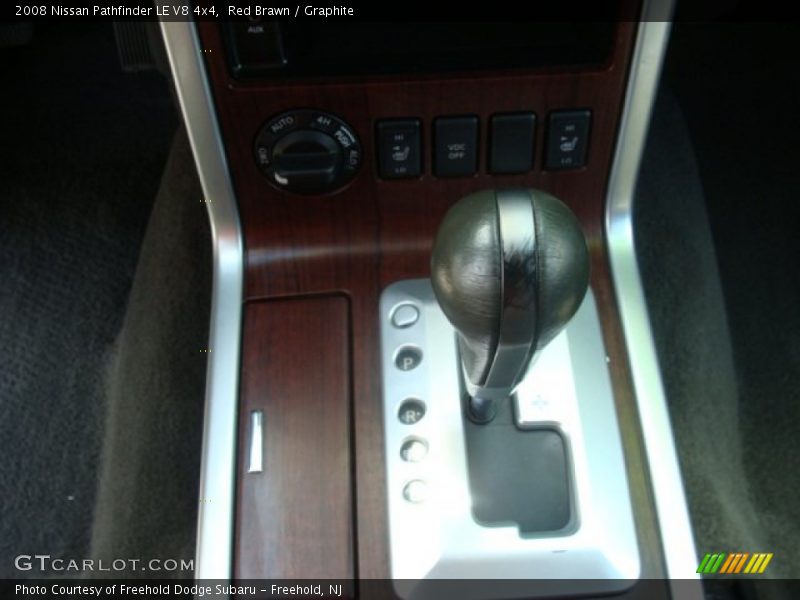 Red Brawn / Graphite 2008 Nissan Pathfinder LE V8 4x4