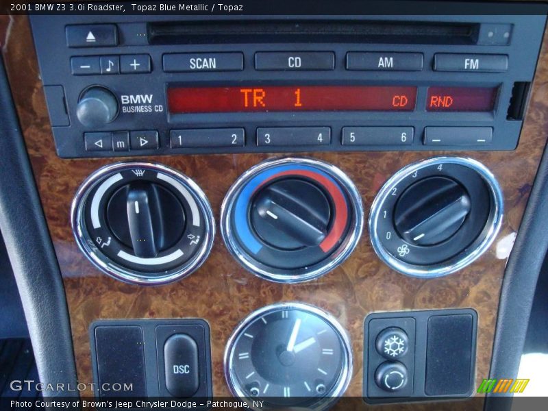 Controls of 2001 Z3 3.0i Roadster