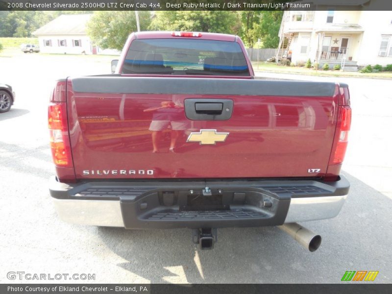 Deep Ruby Metallic / Dark Titanium/Light Titanium 2008 Chevrolet Silverado 2500HD LTZ Crew Cab 4x4