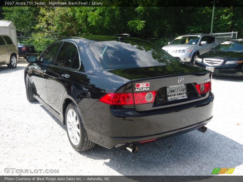Nighthawk Black Pearl / Ebony 2007 Acura TSX Sedan