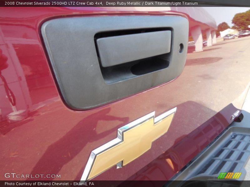 Deep Ruby Metallic / Dark Titanium/Light Titanium 2008 Chevrolet Silverado 2500HD LTZ Crew Cab 4x4