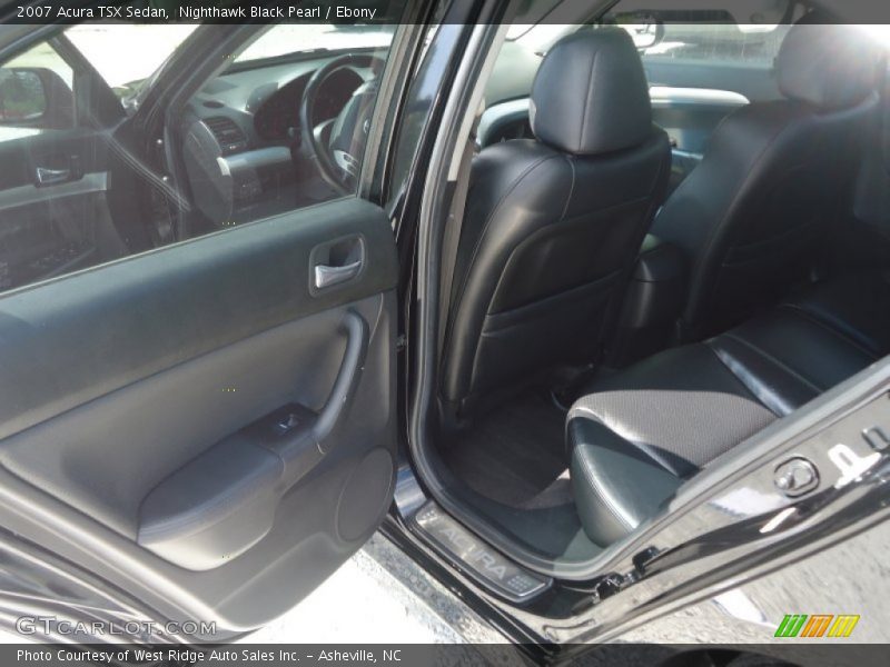 Nighthawk Black Pearl / Ebony 2007 Acura TSX Sedan