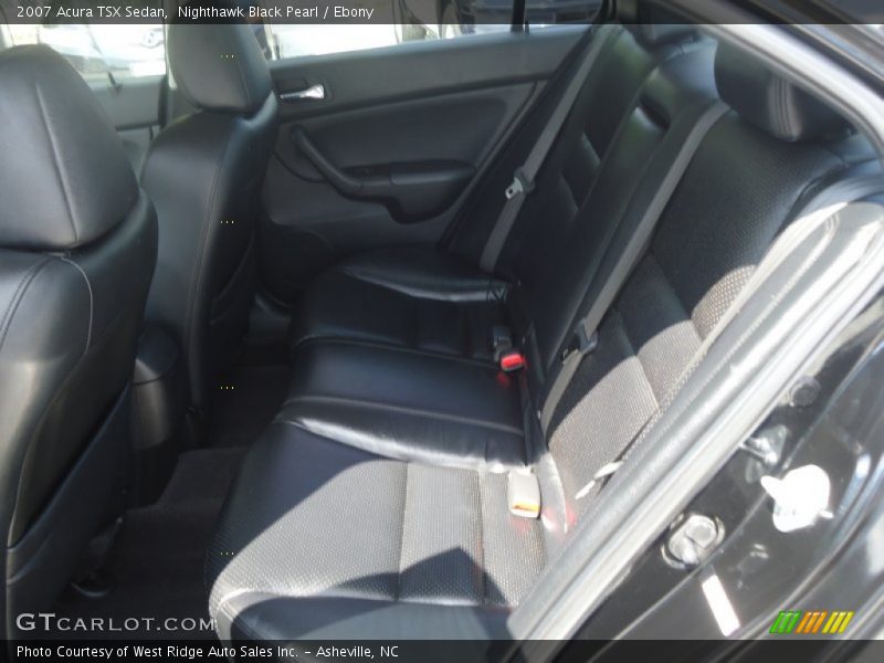 Nighthawk Black Pearl / Ebony 2007 Acura TSX Sedan