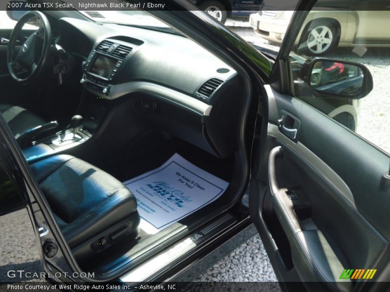 Nighthawk Black Pearl / Ebony 2007 Acura TSX Sedan