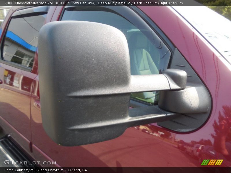 Deep Ruby Metallic / Dark Titanium/Light Titanium 2008 Chevrolet Silverado 2500HD LTZ Crew Cab 4x4