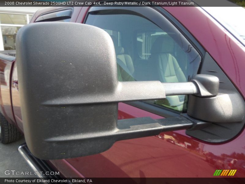 Deep Ruby Metallic / Dark Titanium/Light Titanium 2008 Chevrolet Silverado 2500HD LTZ Crew Cab 4x4