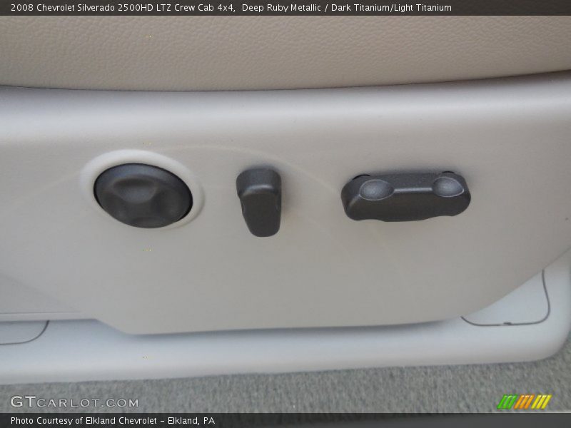 Deep Ruby Metallic / Dark Titanium/Light Titanium 2008 Chevrolet Silverado 2500HD LTZ Crew Cab 4x4