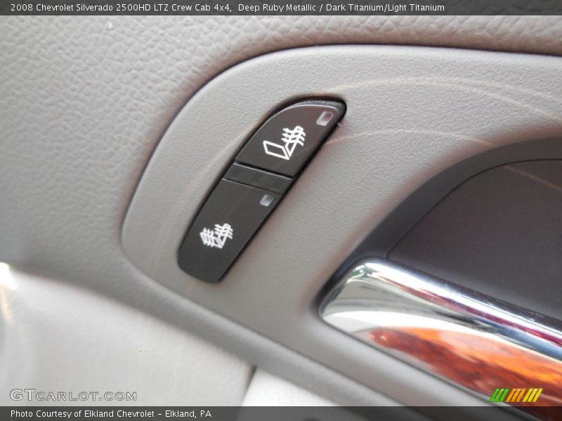 Deep Ruby Metallic / Dark Titanium/Light Titanium 2008 Chevrolet Silverado 2500HD LTZ Crew Cab 4x4