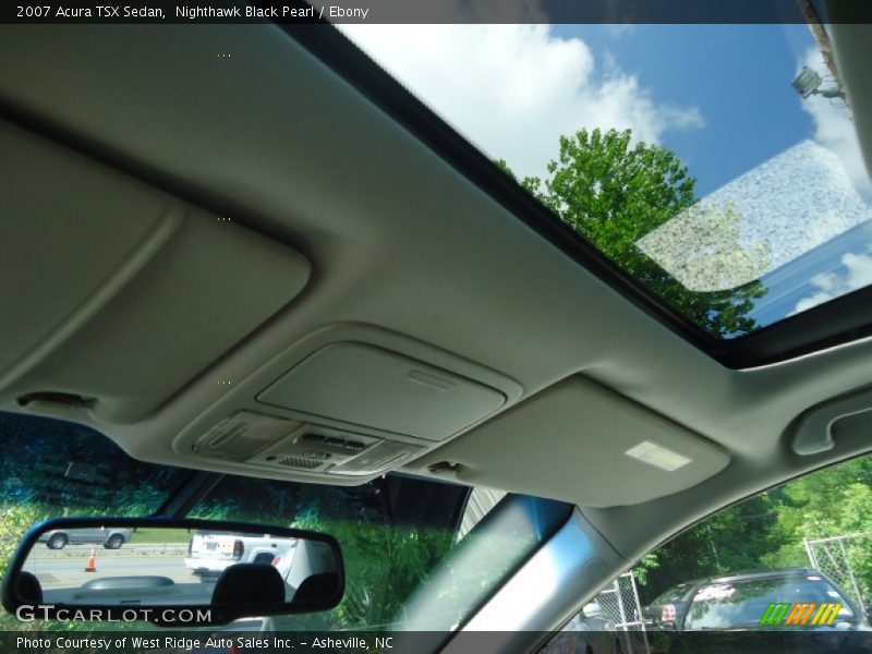 Nighthawk Black Pearl / Ebony 2007 Acura TSX Sedan