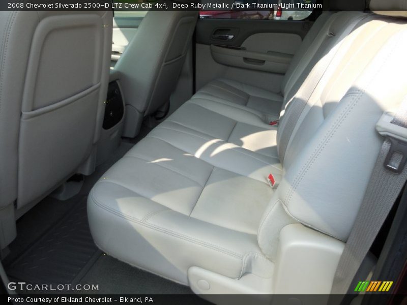Deep Ruby Metallic / Dark Titanium/Light Titanium 2008 Chevrolet Silverado 2500HD LTZ Crew Cab 4x4