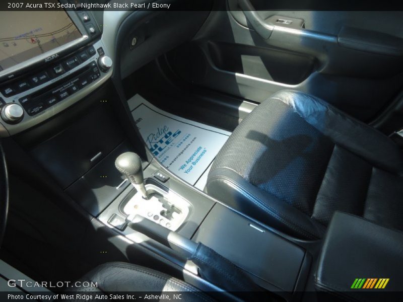Nighthawk Black Pearl / Ebony 2007 Acura TSX Sedan