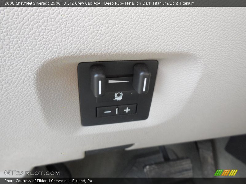 Deep Ruby Metallic / Dark Titanium/Light Titanium 2008 Chevrolet Silverado 2500HD LTZ Crew Cab 4x4