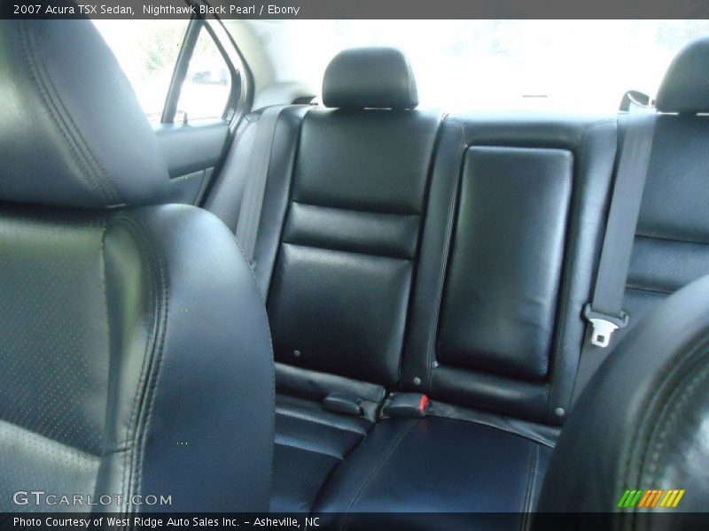 Nighthawk Black Pearl / Ebony 2007 Acura TSX Sedan