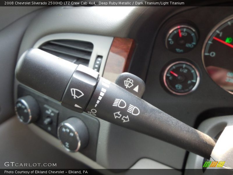 Deep Ruby Metallic / Dark Titanium/Light Titanium 2008 Chevrolet Silverado 2500HD LTZ Crew Cab 4x4