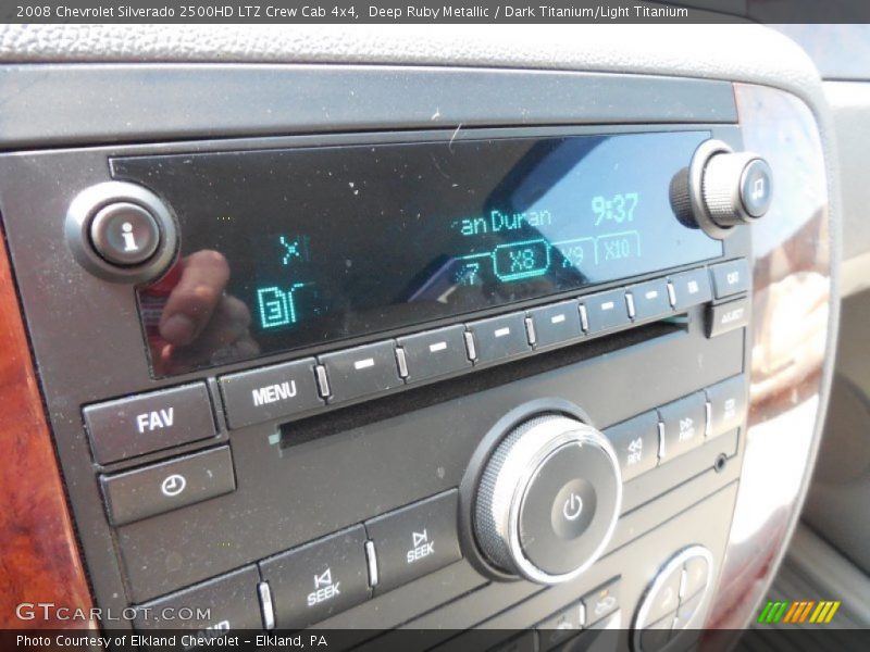 Deep Ruby Metallic / Dark Titanium/Light Titanium 2008 Chevrolet Silverado 2500HD LTZ Crew Cab 4x4