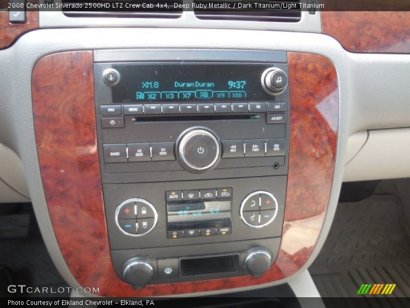 Deep Ruby Metallic / Dark Titanium/Light Titanium 2008 Chevrolet Silverado 2500HD LTZ Crew Cab 4x4