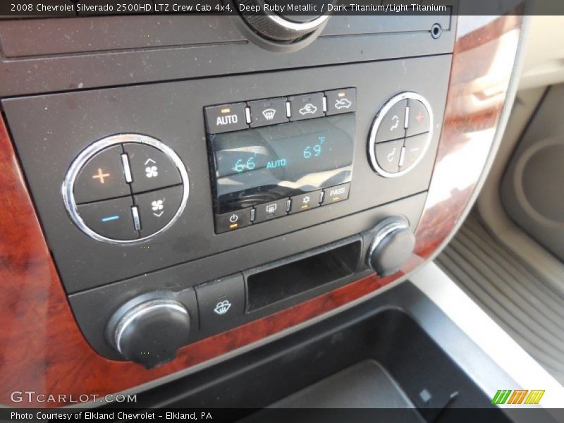 Deep Ruby Metallic / Dark Titanium/Light Titanium 2008 Chevrolet Silverado 2500HD LTZ Crew Cab 4x4