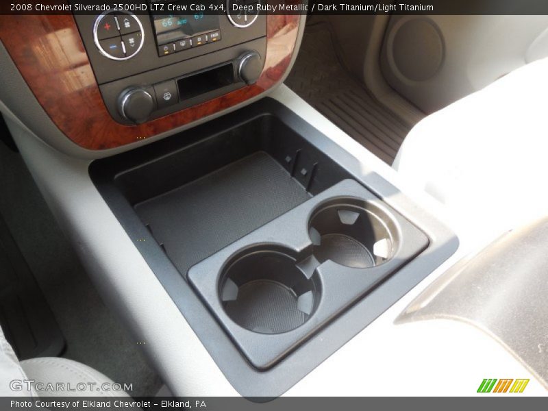 Deep Ruby Metallic / Dark Titanium/Light Titanium 2008 Chevrolet Silverado 2500HD LTZ Crew Cab 4x4
