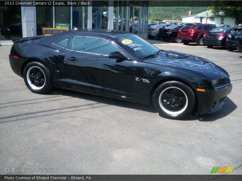Black / Black 2013 Chevrolet Camaro LS Coupe