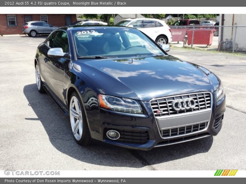 Moonlight Blue Metallic / Black 2012 Audi S5 4.2 FSI quattro Coupe