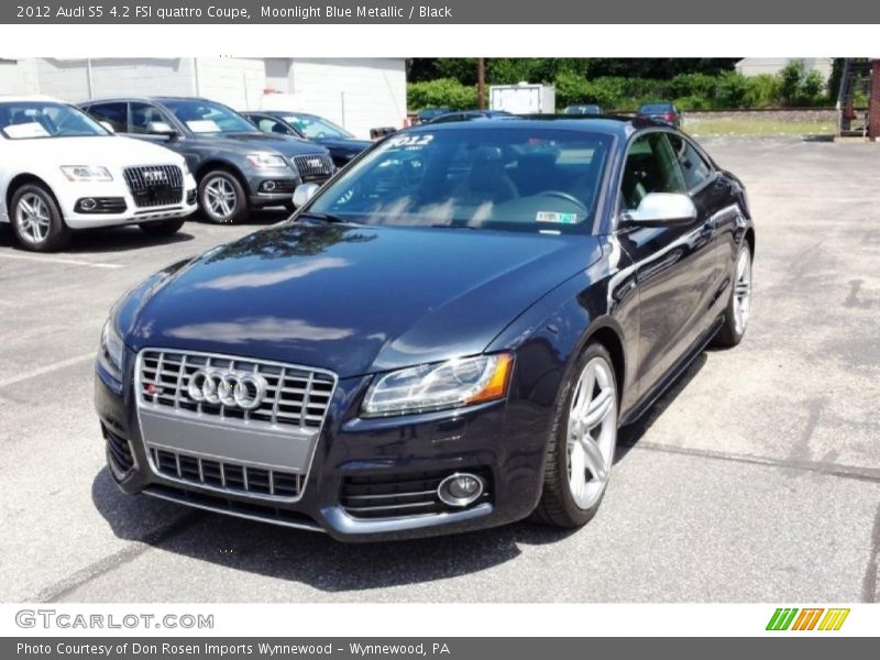 Moonlight Blue Metallic / Black 2012 Audi S5 4.2 FSI quattro Coupe