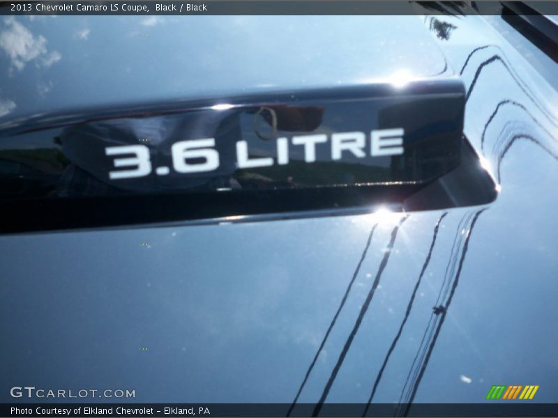 Black / Black 2013 Chevrolet Camaro LS Coupe