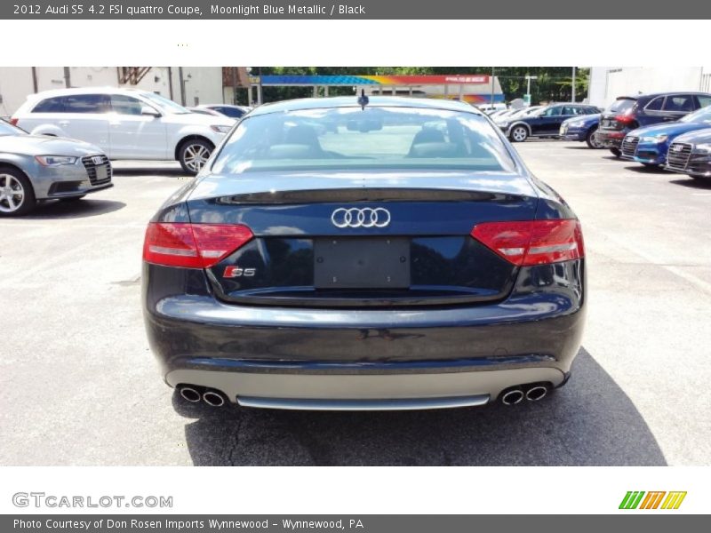 Moonlight Blue Metallic / Black 2012 Audi S5 4.2 FSI quattro Coupe