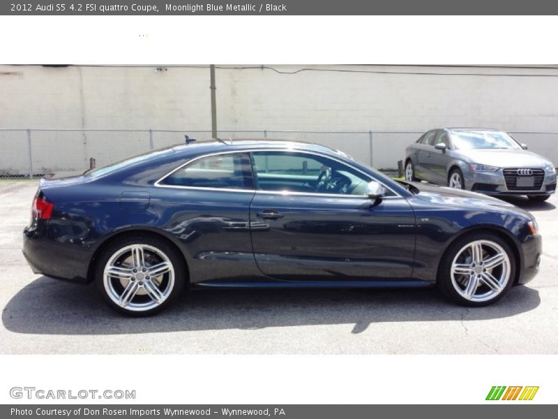 Moonlight Blue Metallic / Black 2012 Audi S5 4.2 FSI quattro Coupe