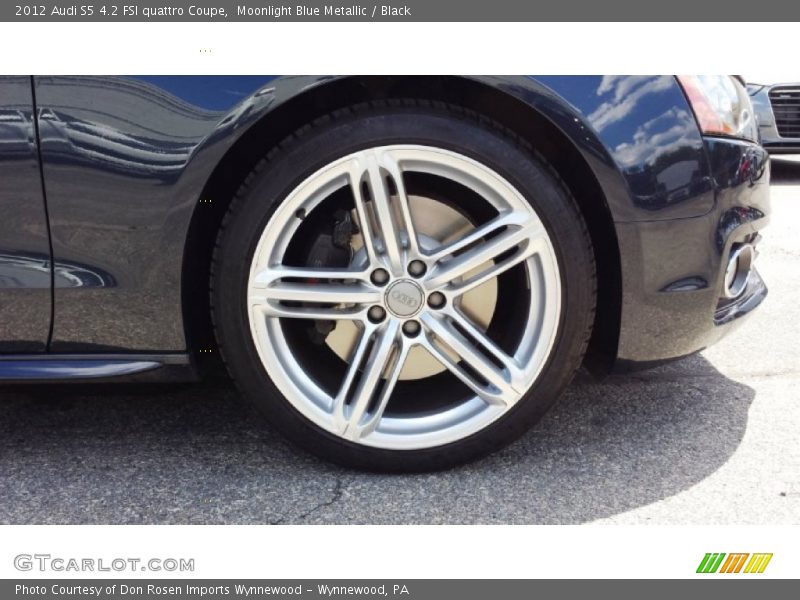 Moonlight Blue Metallic / Black 2012 Audi S5 4.2 FSI quattro Coupe