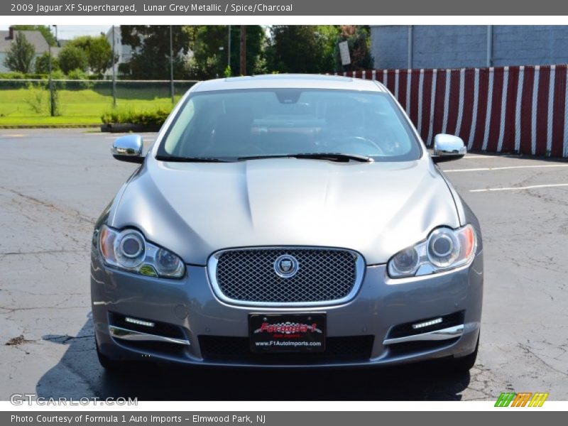 Lunar Grey Metallic / Spice/Charcoal 2009 Jaguar XF Supercharged