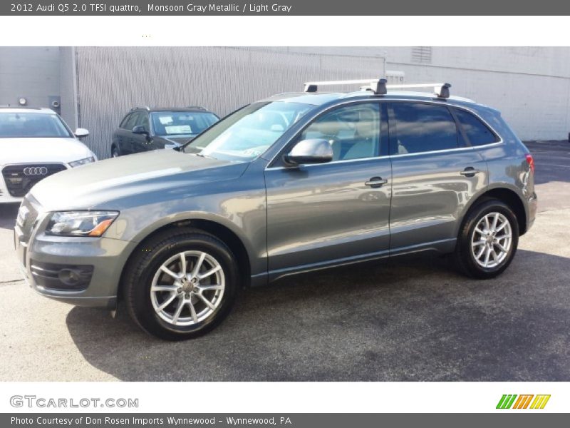 Monsoon Gray Metallic / Light Gray 2012 Audi Q5 2.0 TFSI quattro