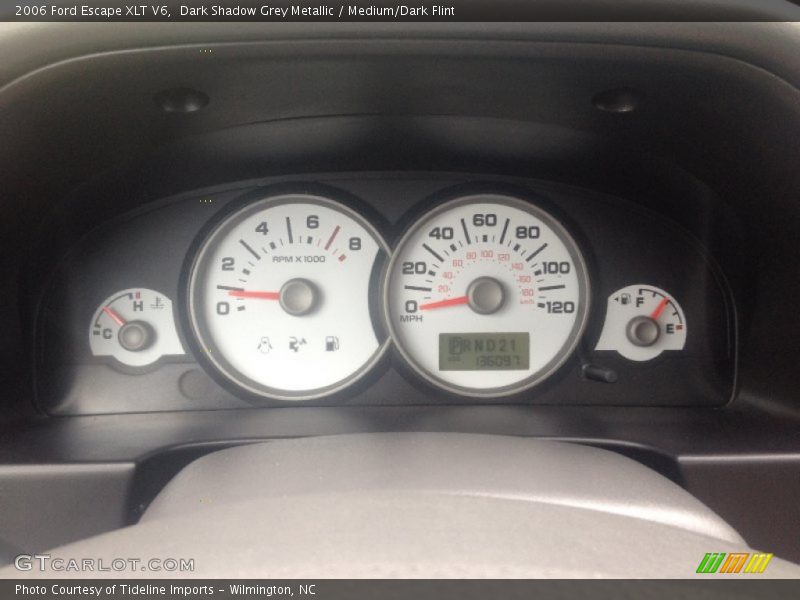 Dark Shadow Grey Metallic / Medium/Dark Flint 2006 Ford Escape XLT V6