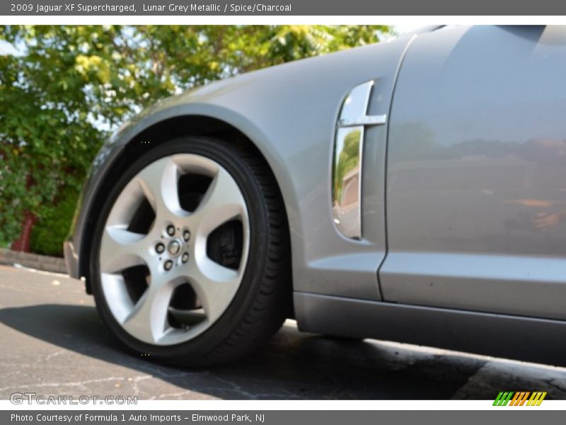 Lunar Grey Metallic / Spice/Charcoal 2009 Jaguar XF Supercharged