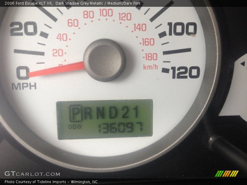 Dark Shadow Grey Metallic / Medium/Dark Flint 2006 Ford Escape XLT V6