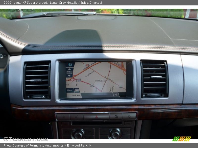 Lunar Grey Metallic / Spice/Charcoal 2009 Jaguar XF Supercharged