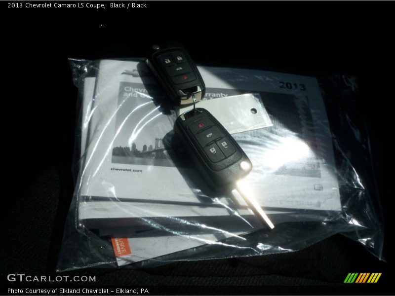 Black / Black 2013 Chevrolet Camaro LS Coupe
