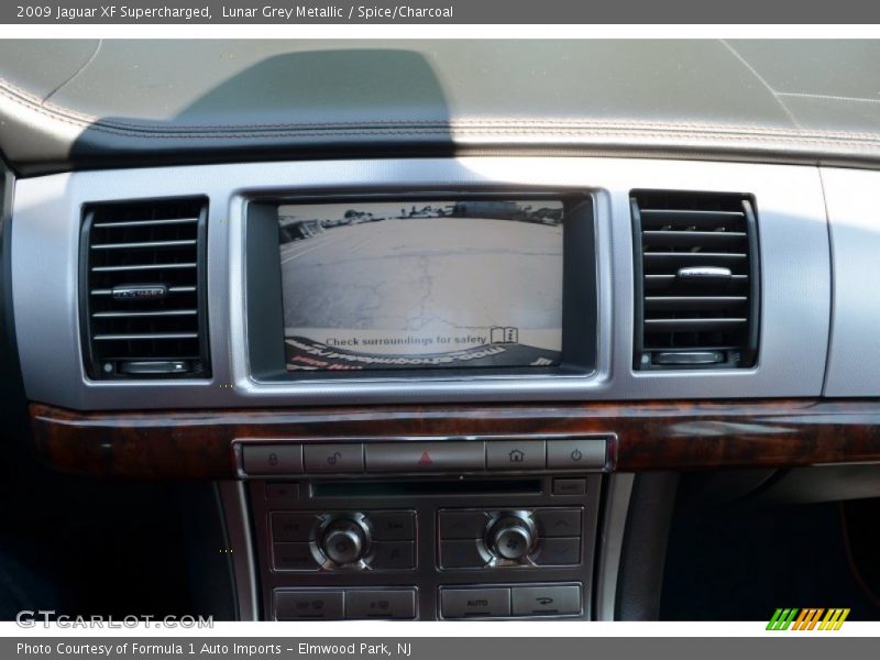 Lunar Grey Metallic / Spice/Charcoal 2009 Jaguar XF Supercharged