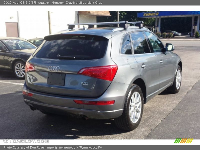 Monsoon Gray Metallic / Light Gray 2012 Audi Q5 2.0 TFSI quattro