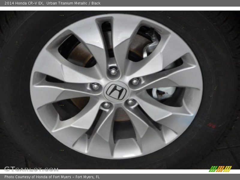 Urban Titanium Metallic / Black 2014 Honda CR-V EX