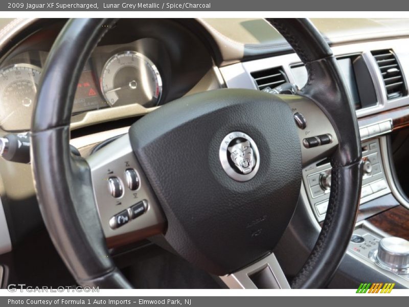 Lunar Grey Metallic / Spice/Charcoal 2009 Jaguar XF Supercharged