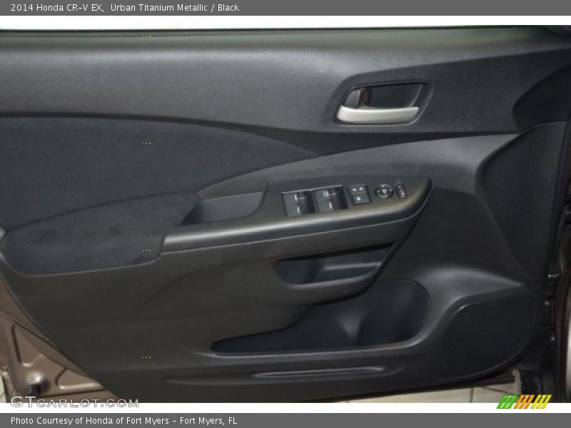 Urban Titanium Metallic / Black 2014 Honda CR-V EX