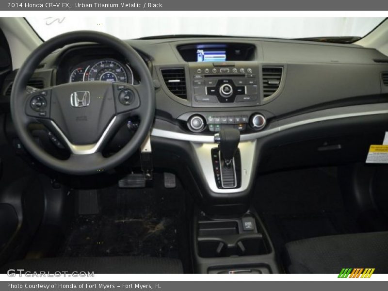 Urban Titanium Metallic / Black 2014 Honda CR-V EX