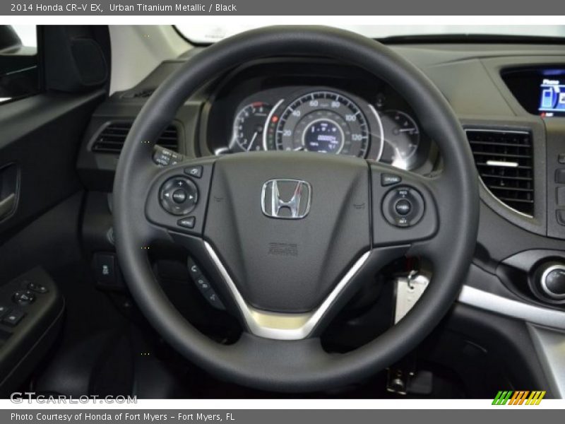 Urban Titanium Metallic / Black 2014 Honda CR-V EX