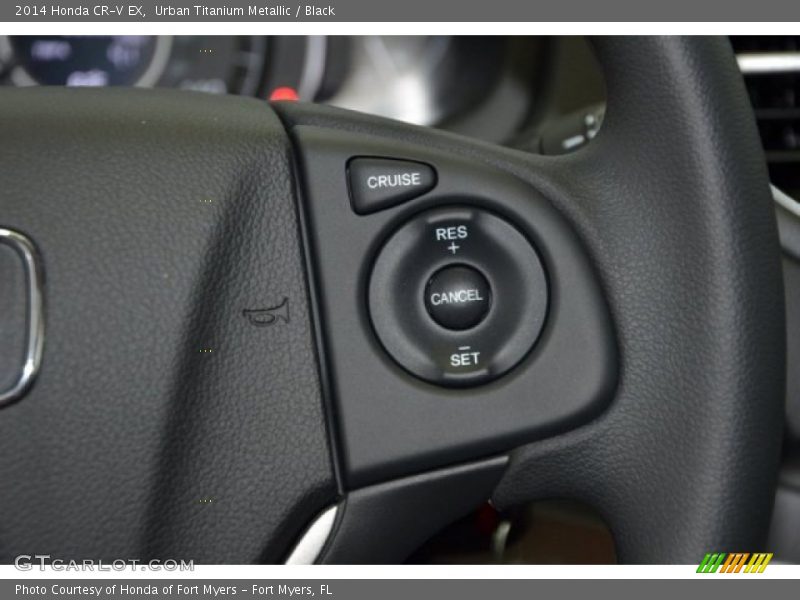 Urban Titanium Metallic / Black 2014 Honda CR-V EX